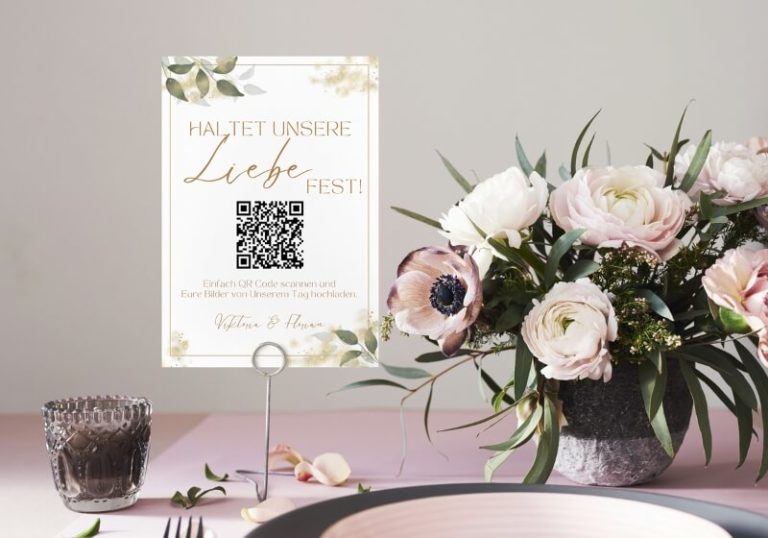 QR Code Hochzeit weddies